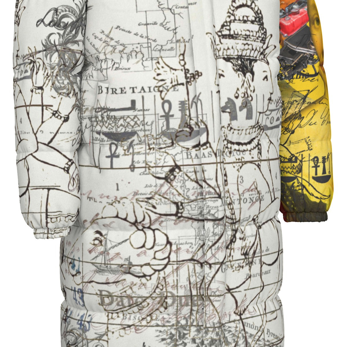 MAP AND SOME ILLUSTRATIONS X THE BORING HEADDRESS II II II ALT. FACE