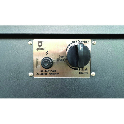 Brown  Upland 30â€?Slat Top Gas Fire Pit Table